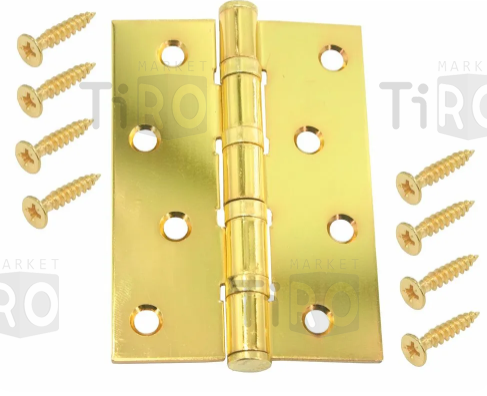 Петля накладная Кунгур ПН5-100 золото