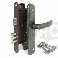 Замок врезной Могилев ЗВ9.4.1-4 10 серебро