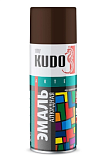 Эмаль Kudo KU-1012 аэрозольная универсальная алкидная коричневая (0,52л)