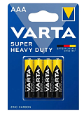 Батарейка Varta Super Heavy Duty AAA 4*BL мизинчиковые