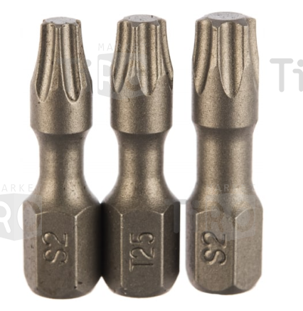 Набор бит №3 Torx "Quadro Torsion" 490003, 20,25,30-25мм (3 штуки/карта)