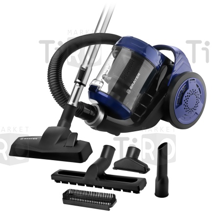 Пылесос циклонного типа Brayer BR4203, 2200Вт, 3,5л Пылесос циклонного типа Brayer BR4203, 2200Вт, 3,5л