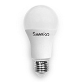 Лампа светодиодная Sweko 42LED-A60-15W-230-3000K-Е27, "груша"