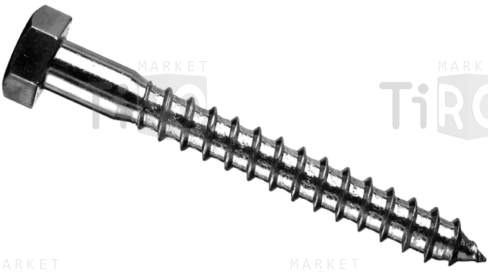 Шуруп глухарь для лаг и реек цинк 12*220