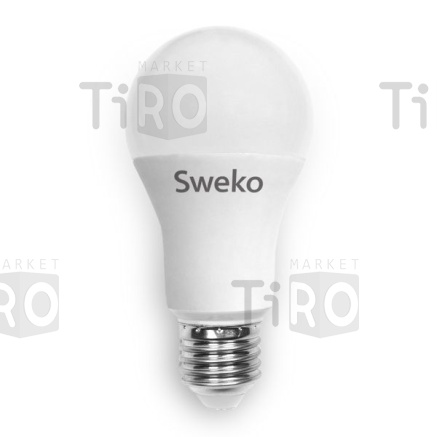 Лампа светодиодная Sweko 42LED-A60-15W-230-3000K-Е27, "груша"