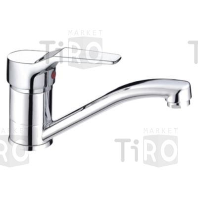 Смеситель Cron, CN4563 для кухни, высокий излив, шаровый, 40 мм, шпилька