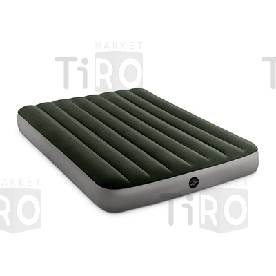 Кровать надувная, (fiber-tech), встроенный ножной насос, 137x191x25см, ПВХ, Downy Bed Intex 64762 Кровать надувная, (fiber-tech), встроенный ножной насос, 137x191x25см, ПВХ, Downy Bed Intex 64762