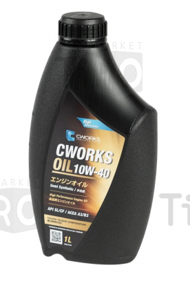 Моторное масло Cworks Oil 10W-40 SL/CF A3/B3, 1L