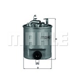 Фильтр топливный погружной Mahle KL 195 A0322