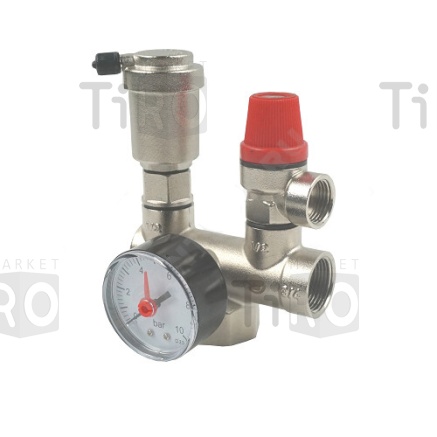 Группа безопасности для котла Benarmo 1-3/4-1/2-1/2-1/4 3 бар