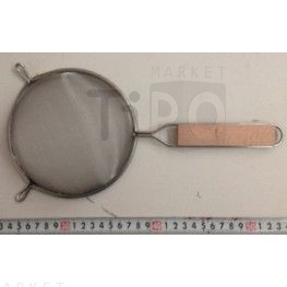 Сито с дерев ручкой 12см CR1539-12, металл (698) /10/200/ Сито с дерев ручкой 12см CR1539-12, металл (698) /10/200/