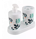 Набор для ванной комнаты (2 предмета) Breeze leaf 17101