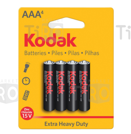 Батарейка Kodak Ехtra Heavy Duty R03 мизинчиковая 4 штук