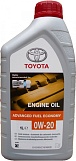 Cинтетическое масло Toyota Motor Oil SAE 0w20 SN, 0,946л, Америка, пластиковая канистра