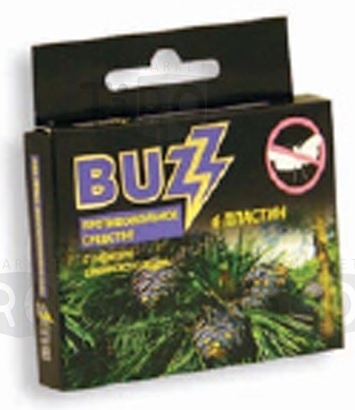 Комплект от моли BUZZ 6шт. + кассета кедр И-439 /50/ Комплект от моли BUZZ 6шт. + кассета кедр И-439 /50/