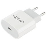 Сетевое зарядное устройство Energy ET-35, USB-С Type-C, 18 Ватт, цвет - белый
