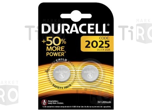 Батарейка DURACELL CR2025 2BL