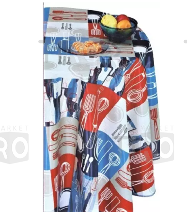 Клеенка столовая "Dekorama" M8209В, 1,40 х 20 м.п