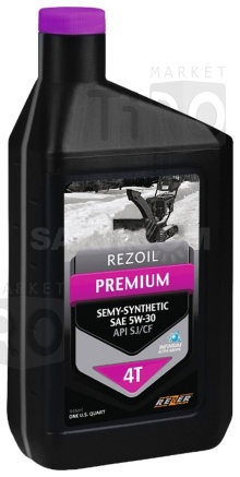 Масло Rezer Rezoil premium 4-т. полусинтетическое до -40"C 0,946л.