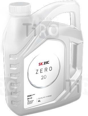 Cинтетическое масло Zic Zero 20, 0w20, SN Plus, 132035, 1л