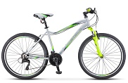Велосипед Stels Miss-5000 V 26" K010 (18" Серебристый/салатовый)