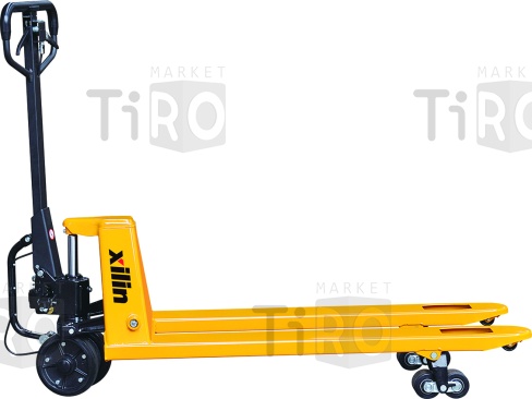 Тележка гидравлическая XILIN г/п 2500 кг BFA для тяжелых грузов (полиуретан.колеса)