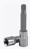 Головка 1/2"DR торцевая со вставкой, Spline 121710 М 10 L=100мм