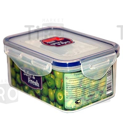 Контейнер TEK с защелками 600мл. SF3-1 /80/