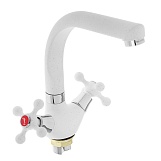 Смеситель для кухни Frap F5408-8, белый
