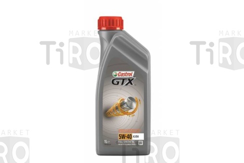 Моторное масло Castrol GTX 5w40 A3/B4, 1л