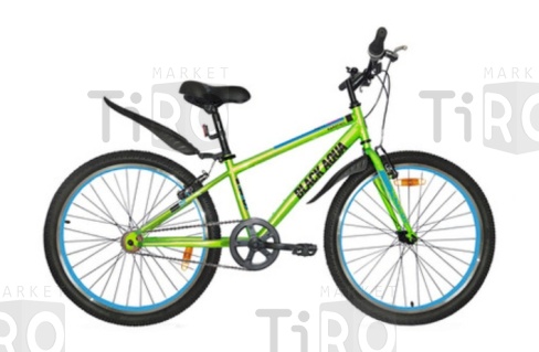 Велосипед Black Aqua Cross 2481 GL-223V, V 24" 6SPD серый-лимонный Велосипед Black Aqua Cross 2481 GL-223V, V 24" 6SPD серый-лимонный