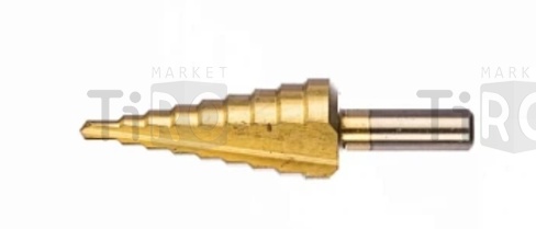 Сверло ступенчатое Grepp 206-004, 15 ступеней, 4-32мм, 3-х, хвостовик Сверло ступенчатое Grepp 206-004, 15 ступеней, 4-32мм, 3-х, хвостовик