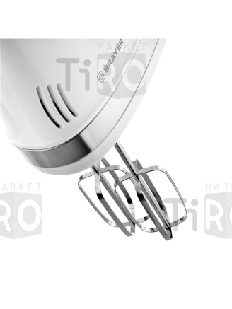 Миксер BRAYER BR-1301 250Вт. 5 скоростей, 2 венчика Миксер BRAYER BR-1301 250Вт. 5 скоростей, 2 венчика
