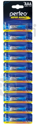 Батарейка Perfeo Super Alkaline R03, BL-10