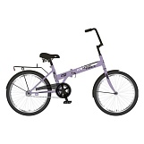 Велосипед Novatrack 20" 140676, TG30, складной, фиолетовый, тормоз ножной, двойной обод