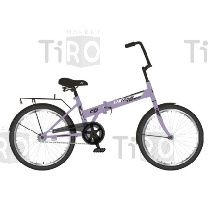 Велосипед Novatrack 20" 140676, TG30, складной, фиолетовый, тормоз ножной, двойной обод