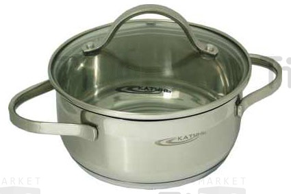 Кастрюля, нержавеющая сталь, 4,2л. d-22, Альта KT-SET-005-40 Кастрюля, нержавеющая сталь, 4,2л. d-22, Альта KT-SET-005-40