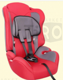 Детское автомобильное кресло Zlatek Atlantic ZL513 lux, красный (группа 1-2-3)
