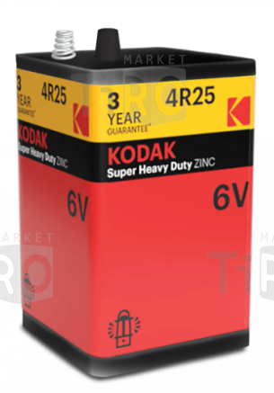 Батарейка Kodak Super Heavy Duty Zinc 4R25-1S [4R25-SP1G, 6.0V]