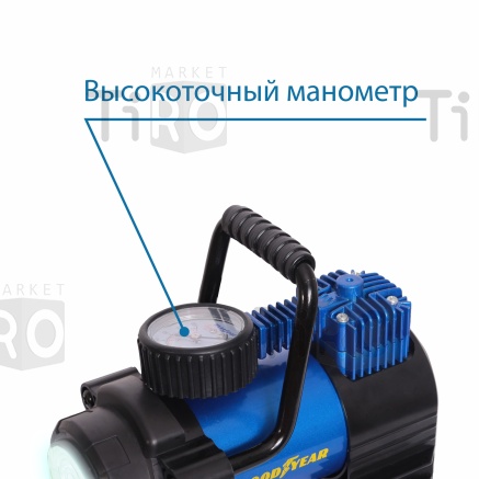 Компрессор автомобильный Goodyear GY-35L GY000104, 35 л/мин с фонарем