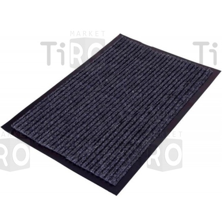 Коврик Floor 40*60см влаговпитывающий ребристый, серый, Standart 