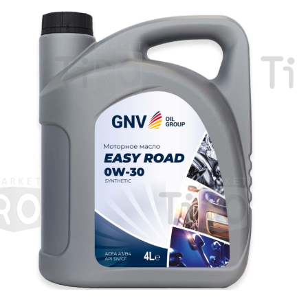 Моторное масло GNV Easy Road 0W-30 A3/B4, 4L