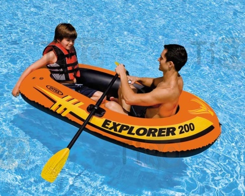 Лодка надувная 185x94x41см Explorer 200 Intex 58330 Лодка надувная 185x94x41см Explorer 200 Intex 58330