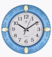 Часы настенные "Atlantis" 689 shine blue