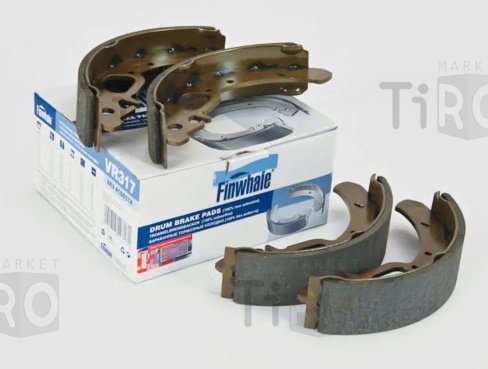 Колодки тормозные задние брабанные VR317 Калина ABS комплект