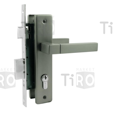 Замок врезной Нора-М 16707, 109-70 Л графит