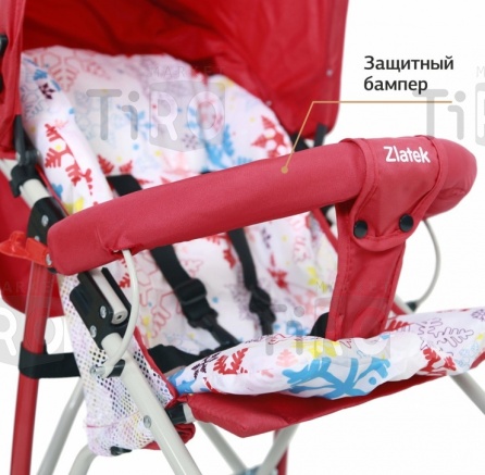 Коляска детская открытая Zlatek "Funny" ZLK10101, красный Коляска детская открытая Zlatek "Funny" ZLK10101, красный