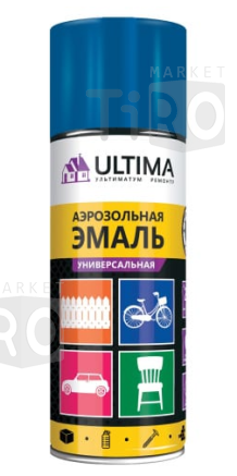 Краска-спрей Ultima, UTL0201 синий, 520мл/RAL5005, для металлочерепицы