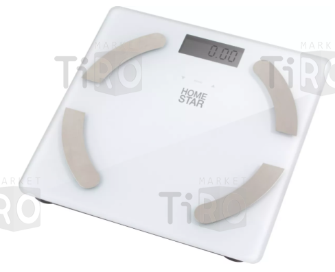 Весы напольные электронные с анализатором Home Star HS-6003 (стеклянная поверхность, 180 кг)