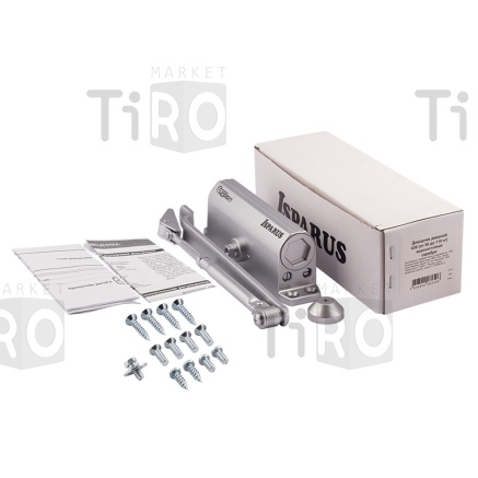 Доводчик НОРА-М 430 ISPARUS (50-110кг) СЕРЕБРО морозостойкий